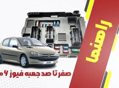 راهنمای جعبه فیوز 206
