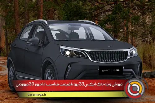فروش ویژه باک x33 پرو با قیمت مناسب از امروز 30 فروردین