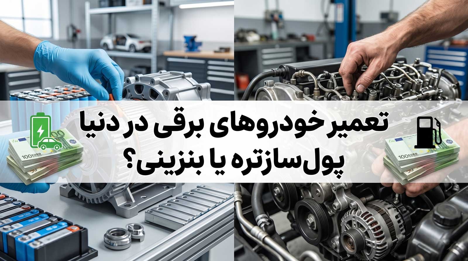 تعمیر خودروهای بنزینی پول سازتره یا برقی