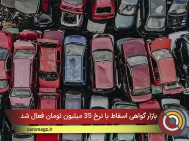 بازار گواهی اسقاط با نرخ 35 میلیون تومان فعال شد