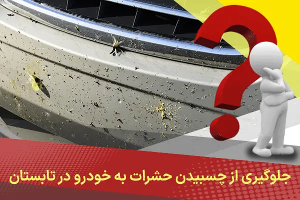 جلوگیری از چسبیدن حشرات به خودرو در تابستان