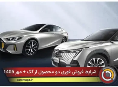 شرایط فروش فوری دو محصول از گک + مهر 1405